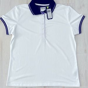 IZOD Golf short sleeve shirt Large new with tags